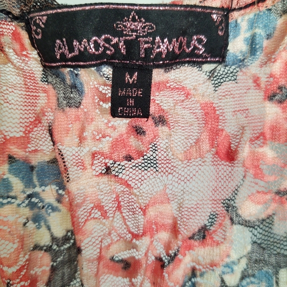 Sheer Sequin Floral Tank - Picture 7 of 7